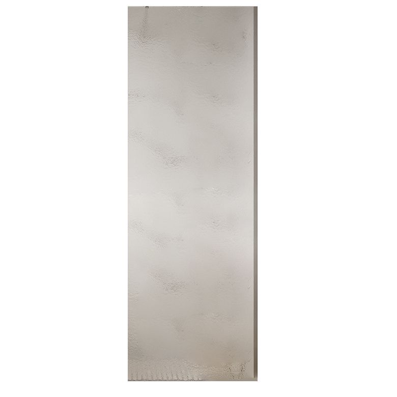 Minimalist Fixed Semi-partition Water Ripple Glass Shower Screen