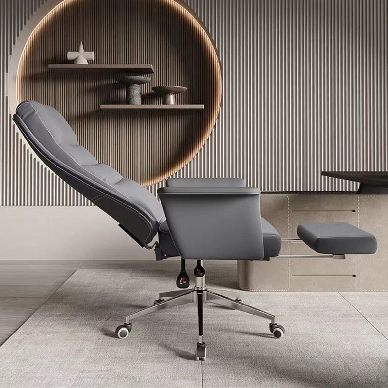 Modern Executive Chair Adjustable Back Height Office Chair with Wheels