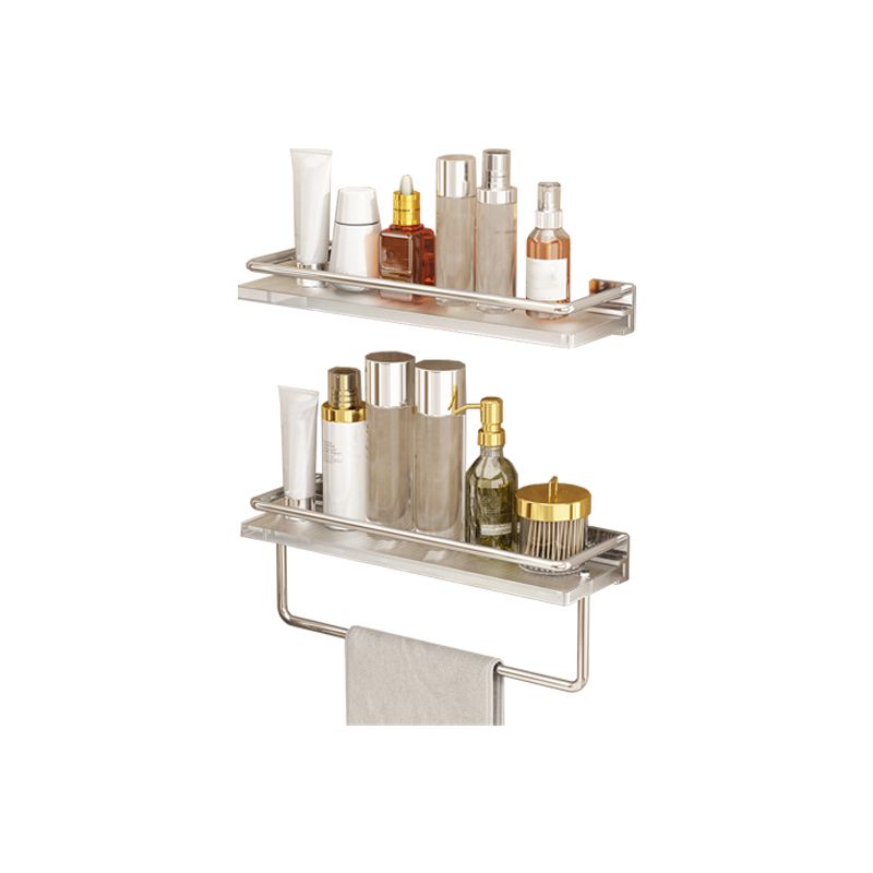 Modern Silver/Gold Bathroom Hardware Set Bath Shelf Bathroom Set