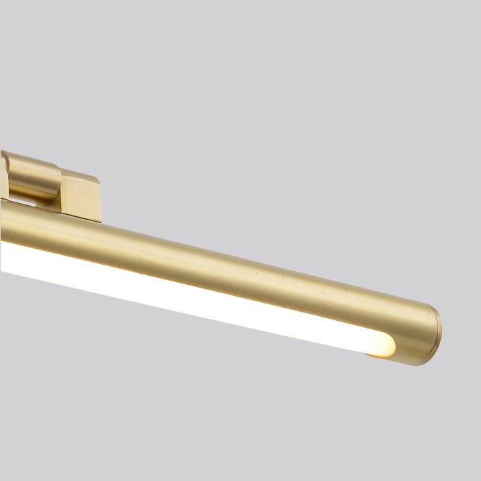 Metal Linear Vanity Sconce Modern Style 1-Light Sconce Lights in Gold