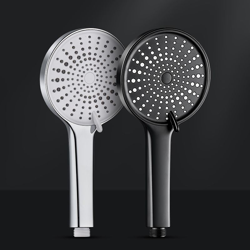 Contemporary Round Shower Head Pure Color Handheld Shower Head