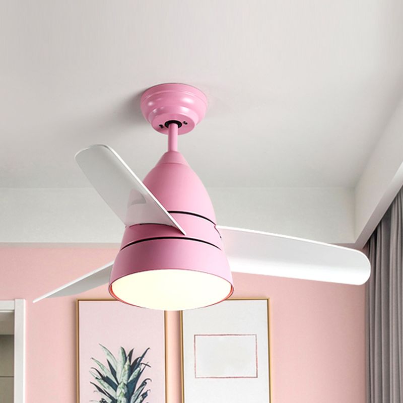 Metal Fan Ceiling Lights Modern Style 2 Lights Flush Mount Lamp