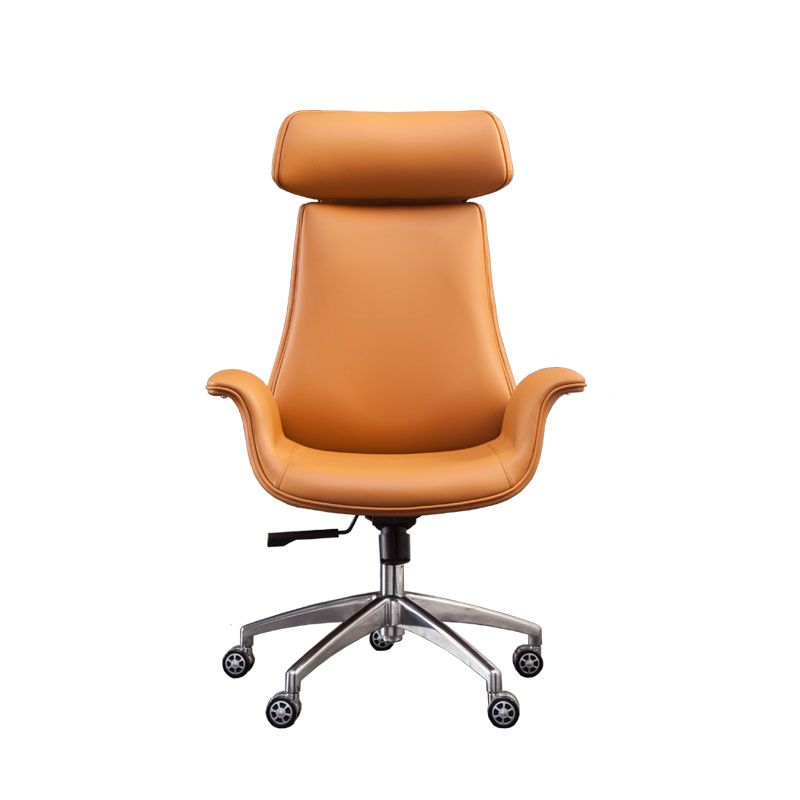 Modern Executive Chair Leather Swivel Tilt Mechanism Managers Chair