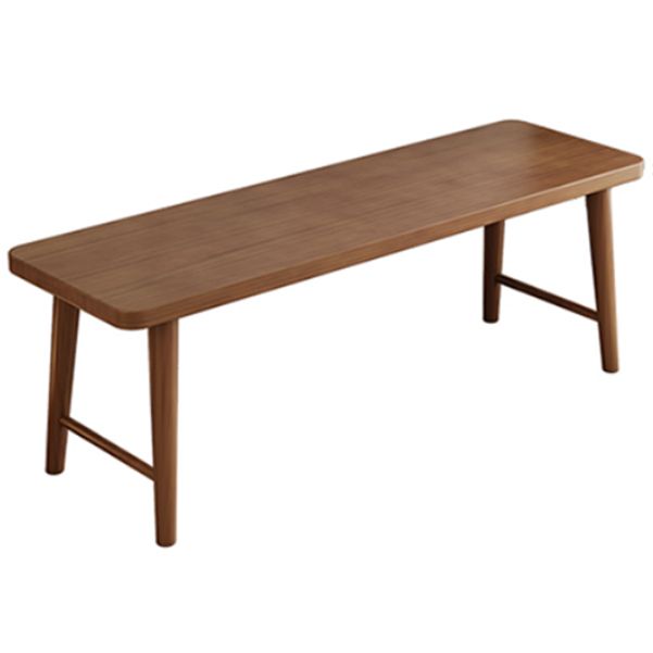 Solid Wood Curved Writing Desk Modern 23.62-inch Wide Office Desk