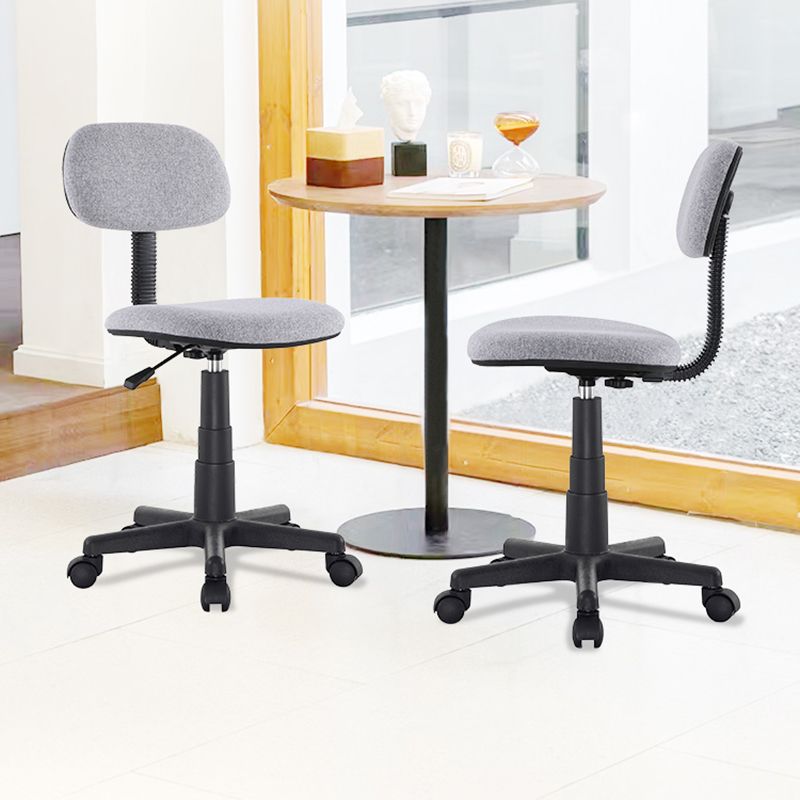 Modern No Arm Conference Chair Wheels Included Desk Chair for Office