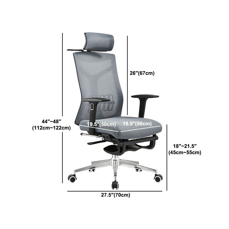 High Back Ergonomic Office Chair Contemporary Adjustable Desk Chair