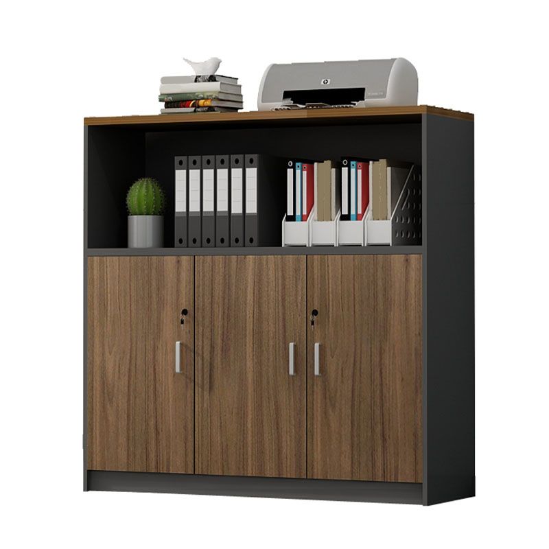 Engineered Wood Vertical Filing Cabinet Contemporary File Cabinet