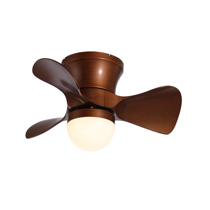 Nordic Style Ceiling Fan Lamp LED Round Shape Ceiling Fan Light for Children's Room