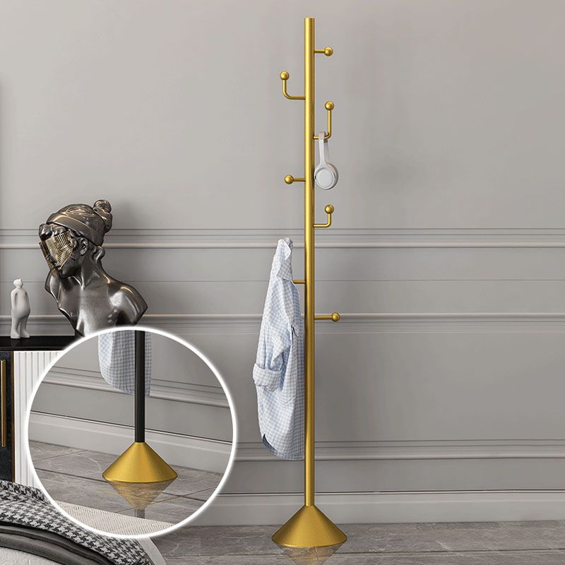 Metal Entry Coat Rack Modern Style Simple Household Floor Coat Hanger