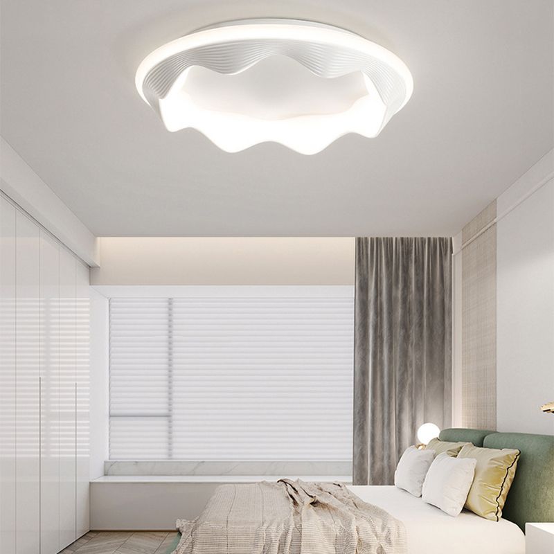 LED Modern Ceiling Light Polish Finish Flush Mount Lighting for Foyer