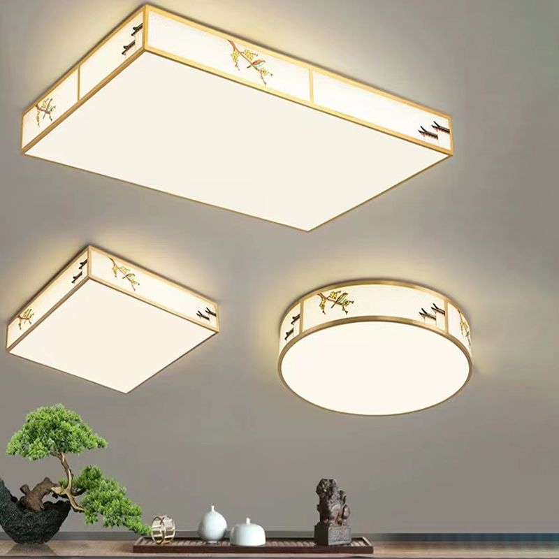 Modern LED Ceiling Lamp Household Flush Mount Light Fixture for Bedroom