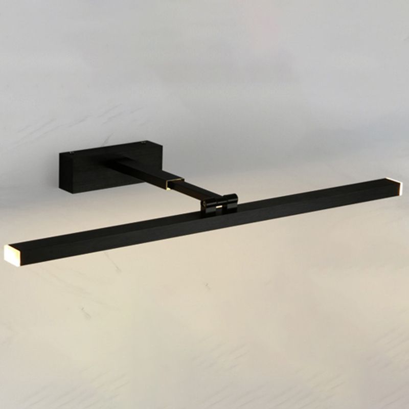 Rectangle Vanity Lighting Modern Style Metal 1 Light Vanity Sconce Lights