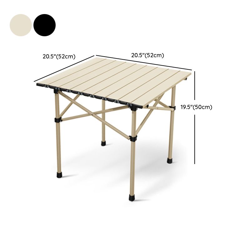 Industrial Patio Table Aluminum Foldable Camping Table for Outdoor