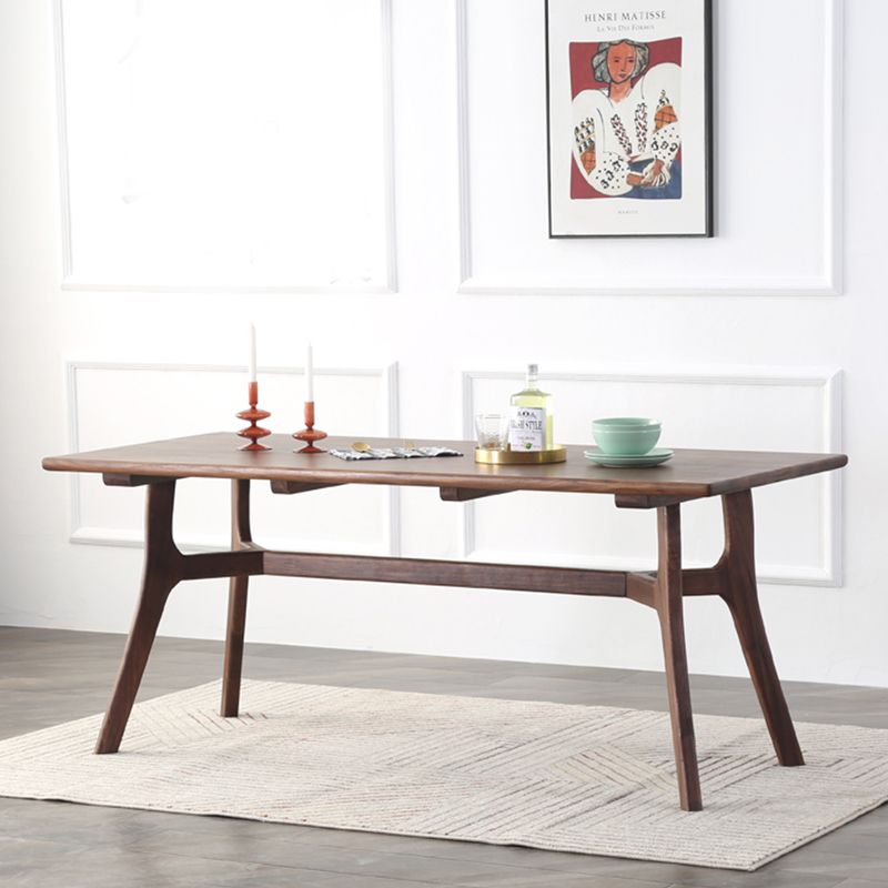 1/5 Pieces Modern Solid Wood Rectangle Dining Set for Home Use