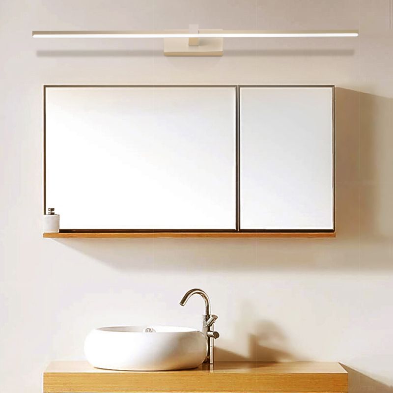 Nordic Modern Mirror Light Simple Long Strip Mirror Lamp Fixture for Bathroom