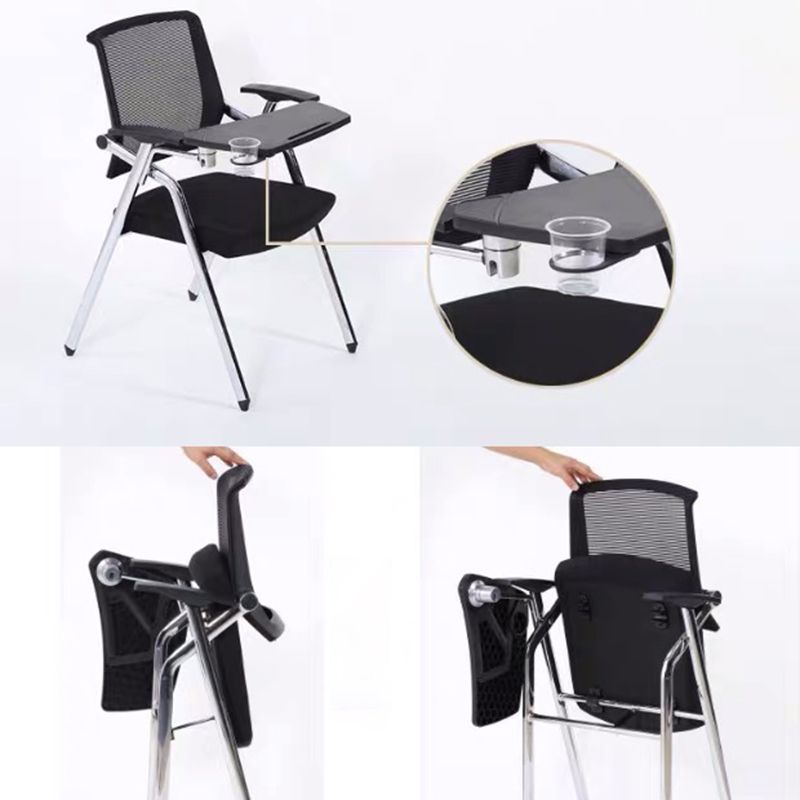 Contemporary Conference Chair Black Mesh Seat and Back Task Chair