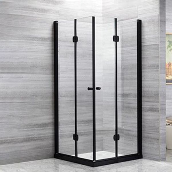 Semi Frameless Tempered Glass Shower Screen Folding Shower Door