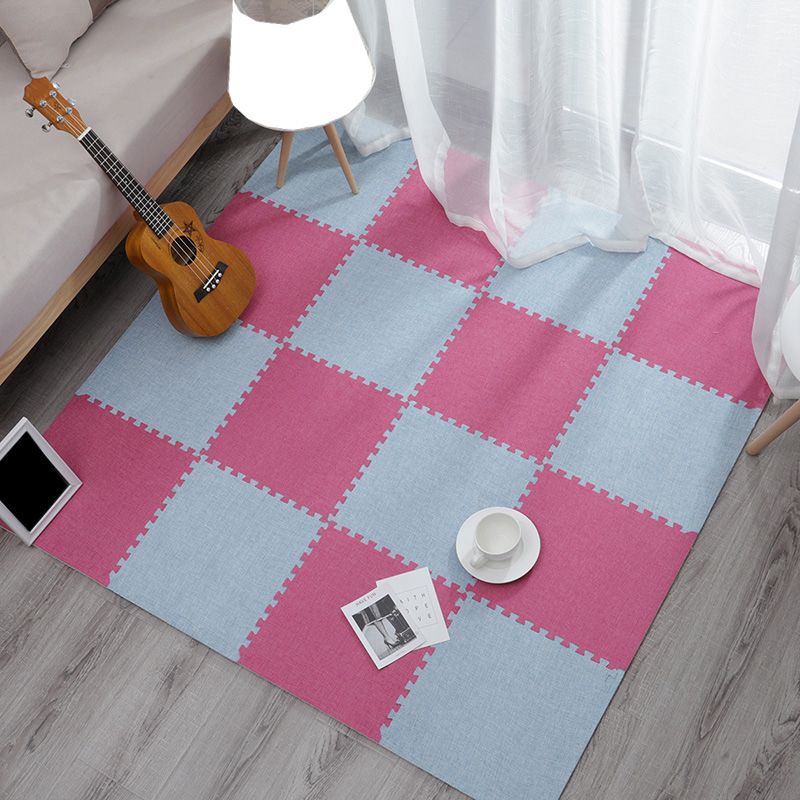 Modern Indoor Carpet Tiles Stain Resistant Interlocking Carpet Floor Tile