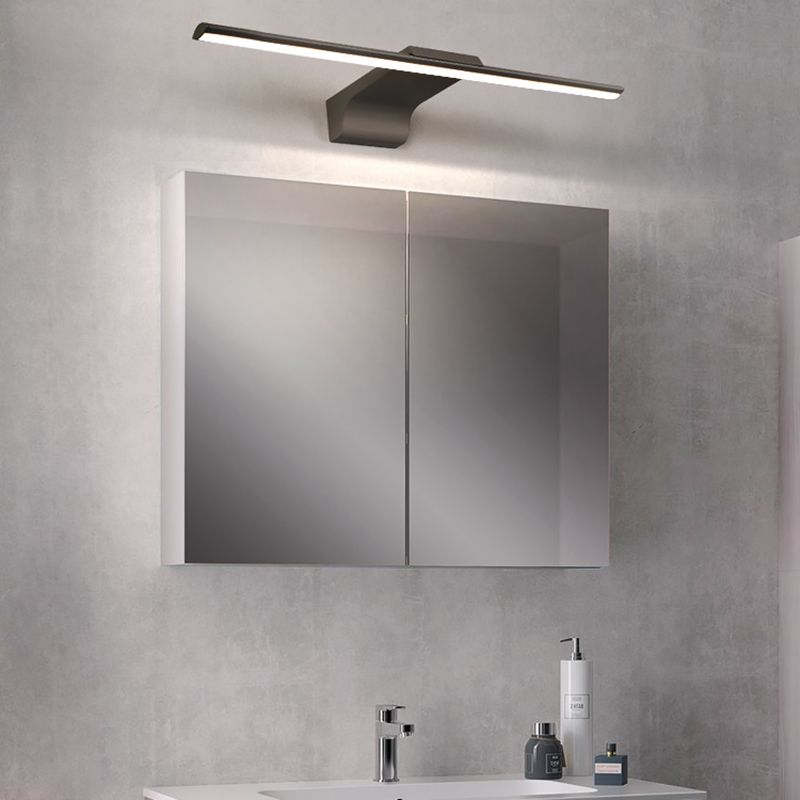 Modern Minimalist Linear Wall Mounted Vanity Lights Aluminum Vanity Wall Light Fixtures for Bathroom