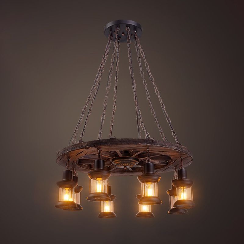 Industrial Ceiling Fixture Vintage Multi Light Pendant Bar Reataurant Light