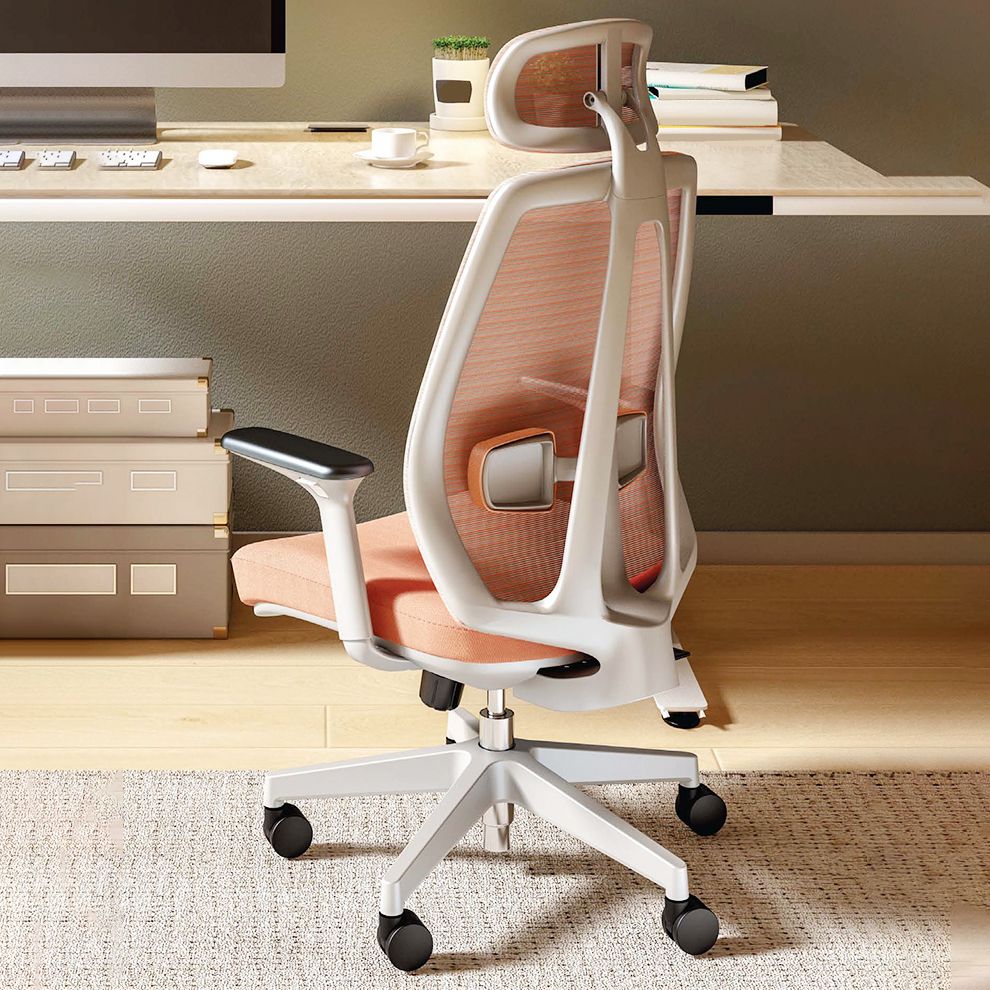 Removable Arms Office Chair Modern No Distressing Ergonomic Desk Chair with Wheels