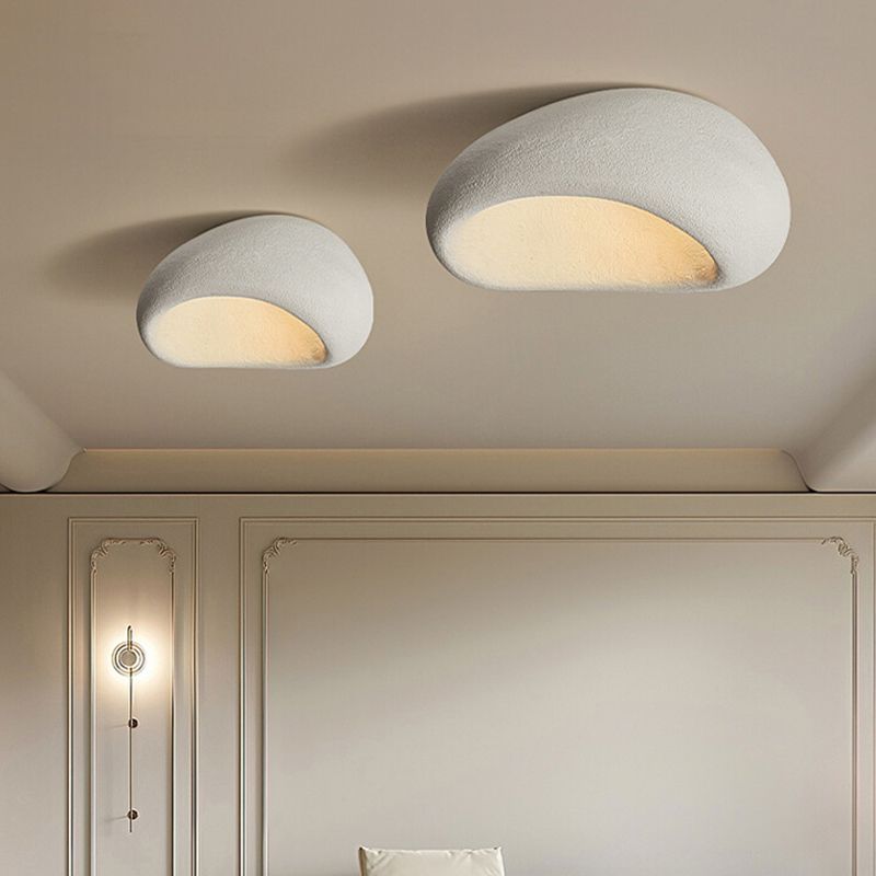 Stone Shape Modern Ceiling Flush 1 - Light Resin Ceiling Flush Mount