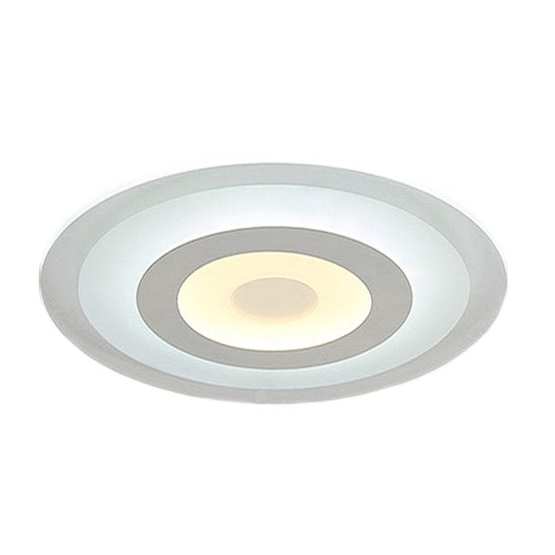 Circular Flush Mount Ceiling Lights Modern Acrylic Flushmount