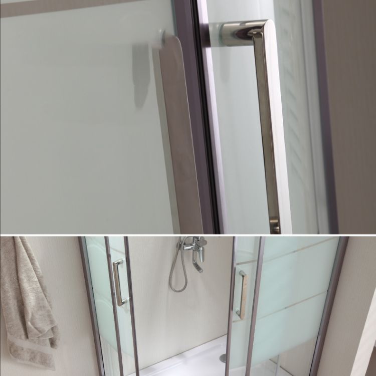 Modern Round Shower Stall Clear Tempered Bathroom Shower Stall