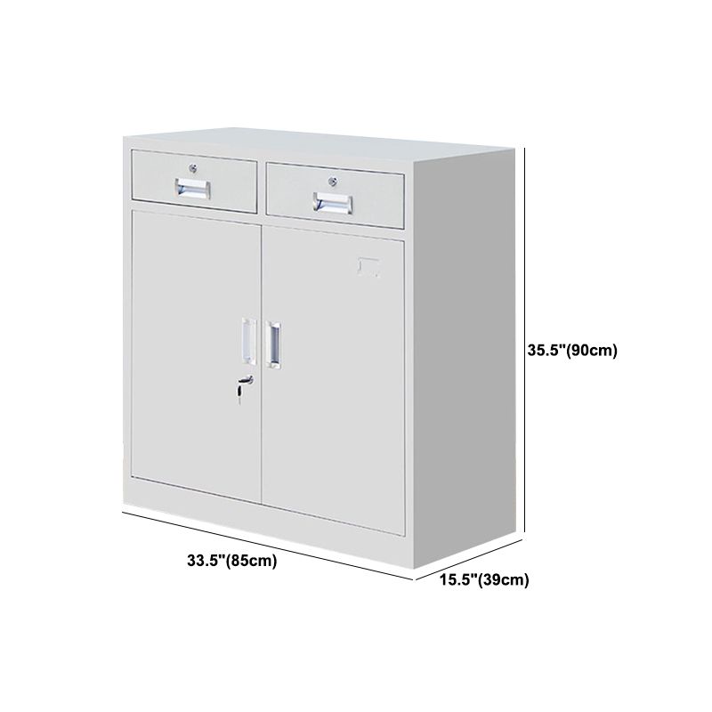 Modern Style Lateral Filing Cabinet Metal Fire-Resistant Filing Cabinet with Storage