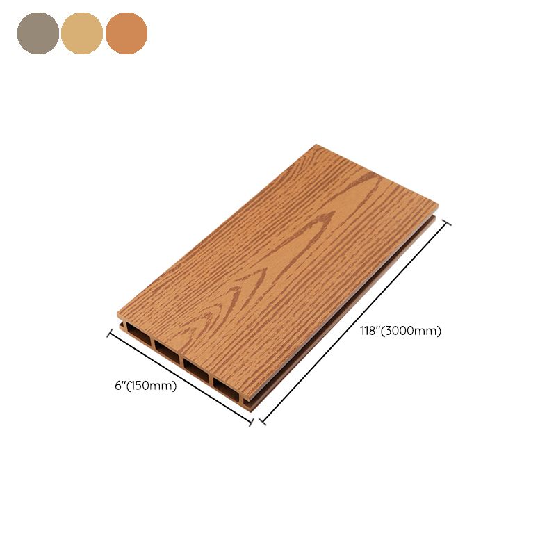 Click Lock Wooden Floor Smooth Engineered Floor Tile for Patio Garden