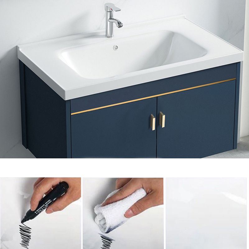 Modern Wall-mounted Bathroom Vanity Cabinet with Soft Close Door