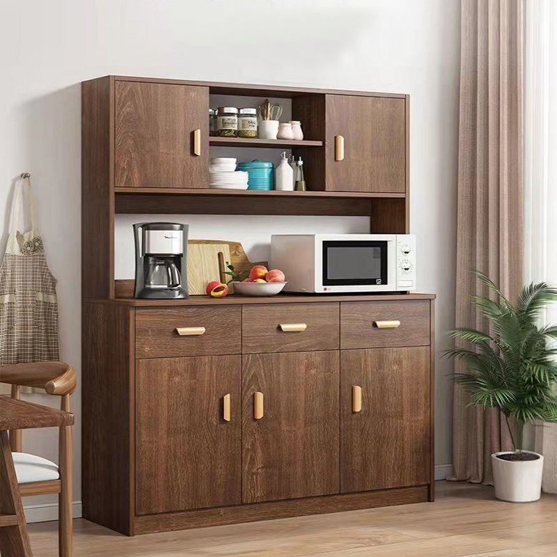 Contemporary Sideboard Engineered Wood Sideboard for Dining Room