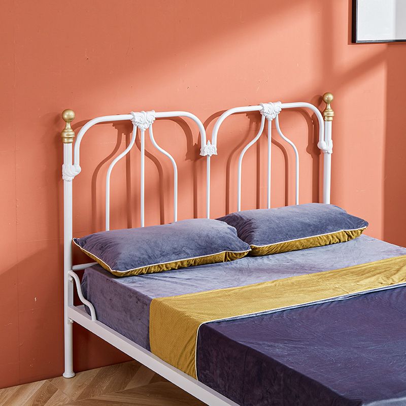 Metal Scandinavian Tall Clearance Bed Open Frame Headboard Panel Bed