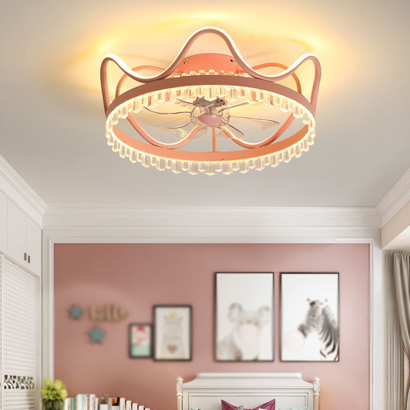 Pendentif de plafond rond en métal MODERNE MODERNE 2 lumières LED Flush Light pour la chambre