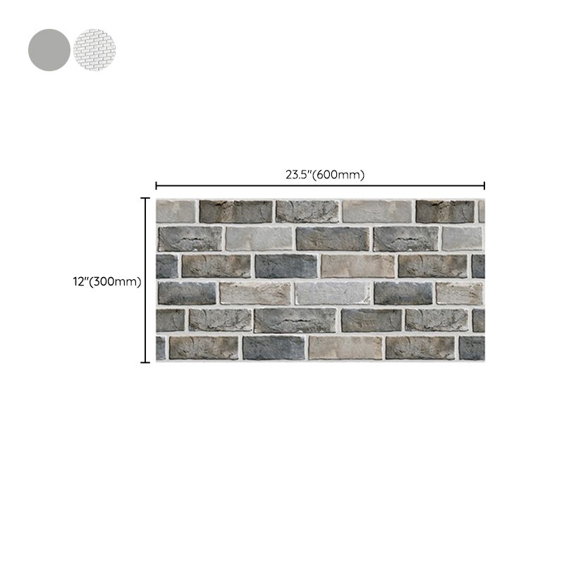 Retro Brick Wall Panel Industrial Style Home Living Room Bathroom Panel Wall (5-pack)