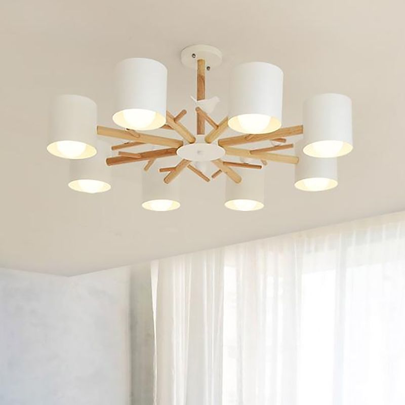 Branche de lustre de lustre moderne LED BEIGE BEIGE PLACE PLACE POUR POUR LE SOIR