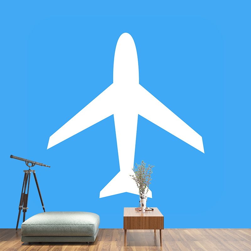 Aircraft Mural Wallpaper for Children's Room Wall Decor, Made to Measure