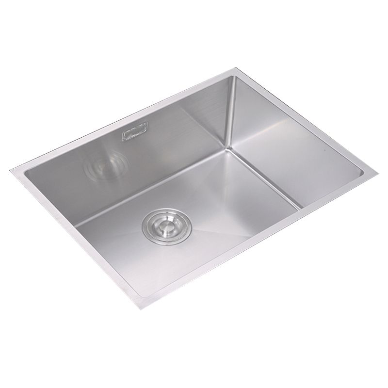 Modern Bar Prep Sink Stainless Steel Faucet and Drain Assembly Kitchen Sink