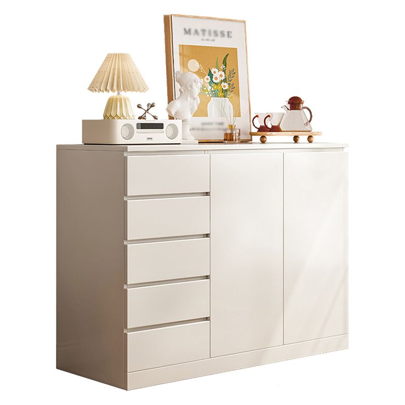 Engineered Wood Buffet Sideboard Modern Sideboard Cabinet with Drawers