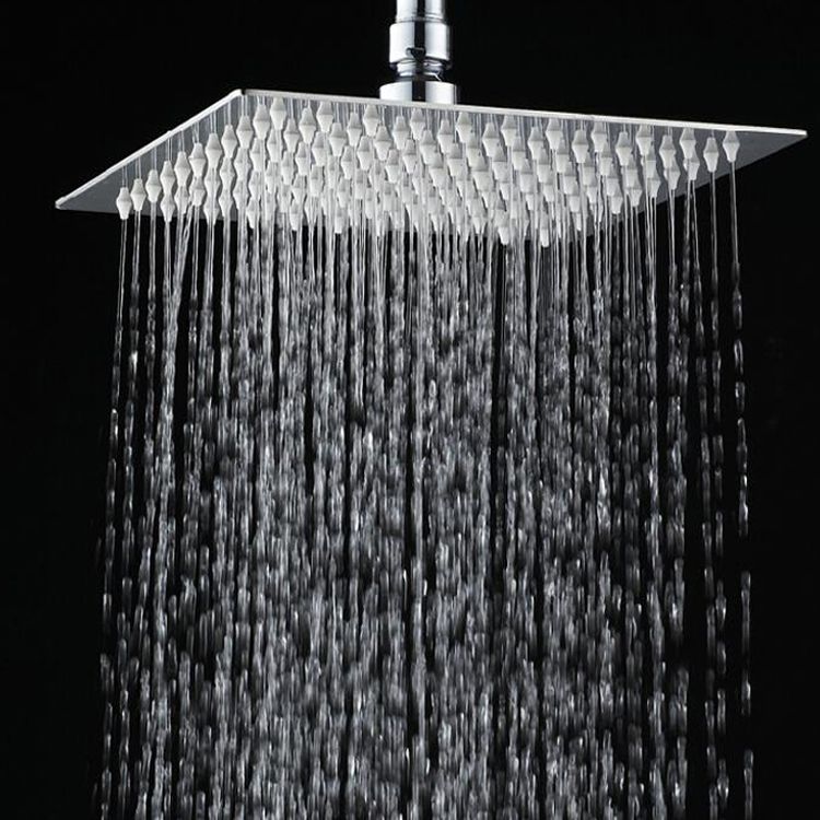 Large Shower Head 304 Stainless Steel Standard Spray Pattern Fixed Shower Head