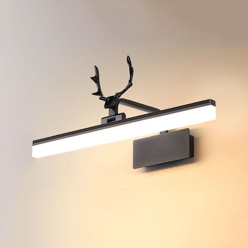 Modern Simple Antler Makeup Mirror Lamp Bathroom Nordic Mirror Light Fixture