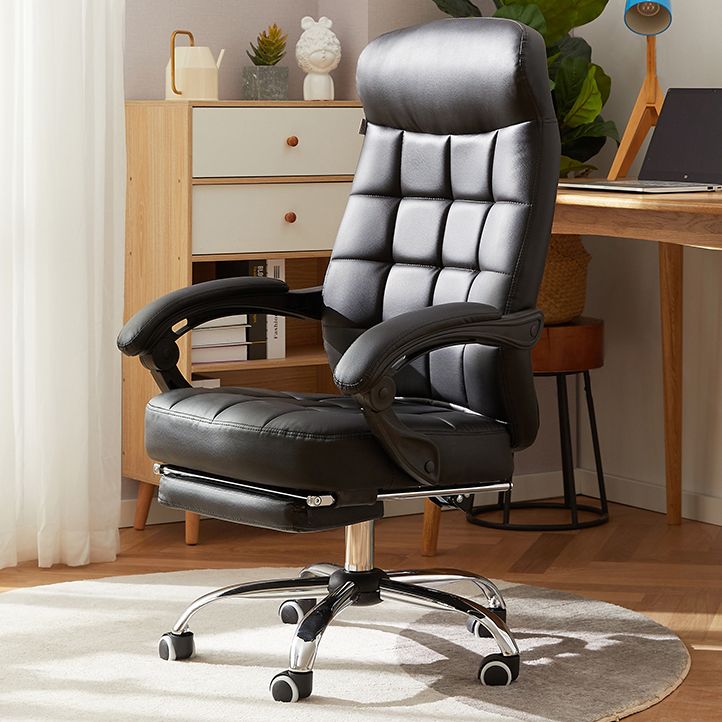 Padded Arms Chair Tilt Mechanism No Distressing Ergonomic Slide Chair