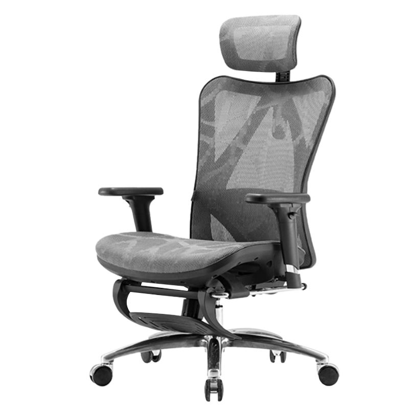 Contemporary Arms Included Task Chair Height Adjustable Desk Chair for Office