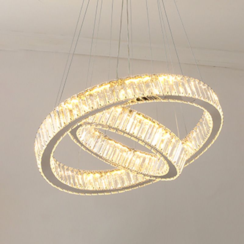 Contemporary Hanging Lights Multi-layer Chandelier for Living Room Dinning Room