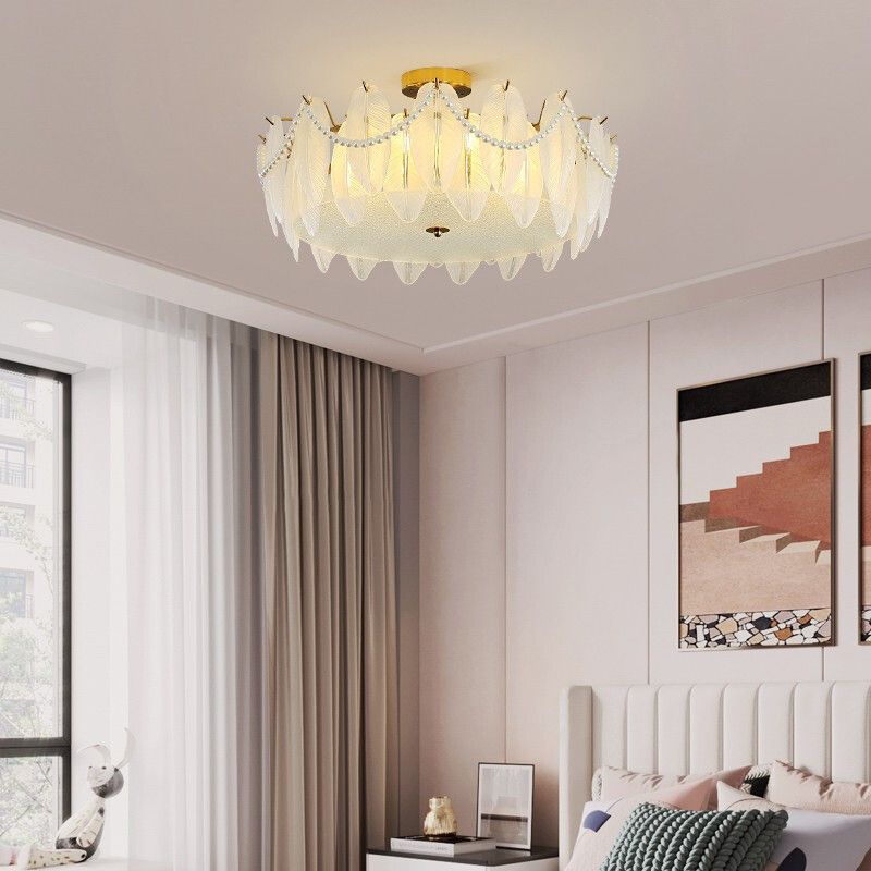 Modern Ceiling Light Minimalist Flush Mount Light Fixture for Bedroom