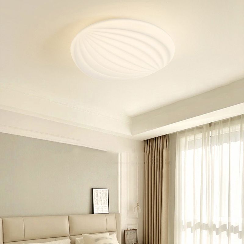 Modern White Ceiling Light LED Flush Mount Lighting for Dining Room