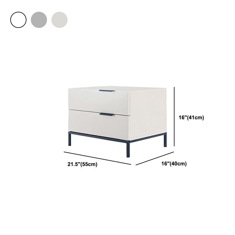 Wooden Drawer Storage Bed Nightstand Modern Night Table for Bedroom