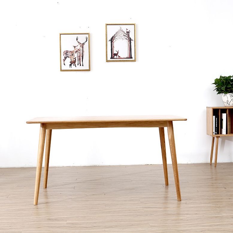 Küche moderne Massivholz Esstisch mit Standardhöhe mit formellen Esszimmersets
