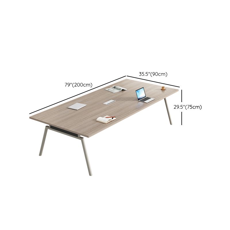 29.25-inch Height Modern Writing Desk Manufactured Wood Office Desk