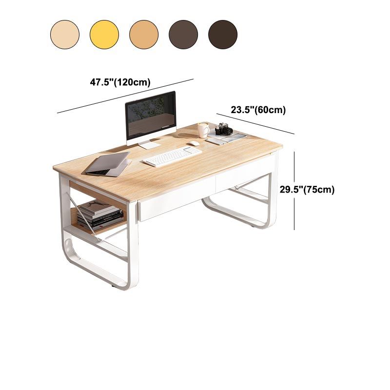 Modern Style Writing Desk Rectangular Office Desk for Study Room Office